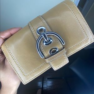 Small Coach Wallet, Cream - brand new